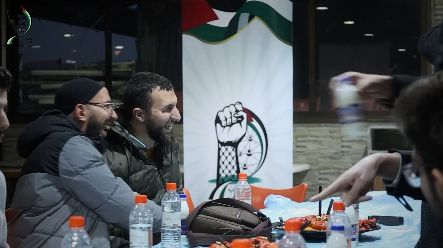 تنظيم لقاء شبابي وإفطار جماعي لعدد من الطلبة والشباب الفلسطينيين